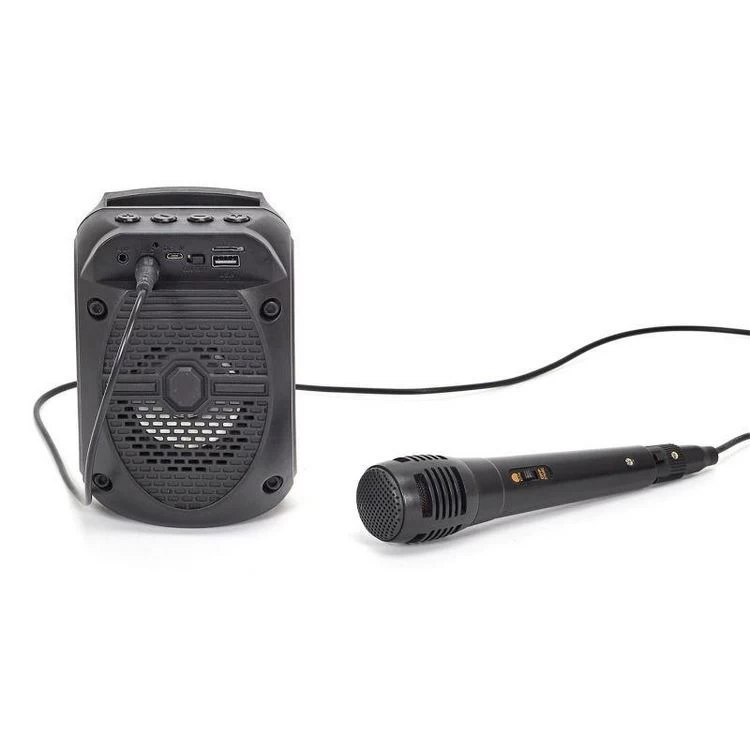 Paris Prix Enceinte Sans Fil Karaoké & Micro 15cm Noir 3 Paris Prix Enceinte Sans Fil Karaoké & Micro 15cm Noir