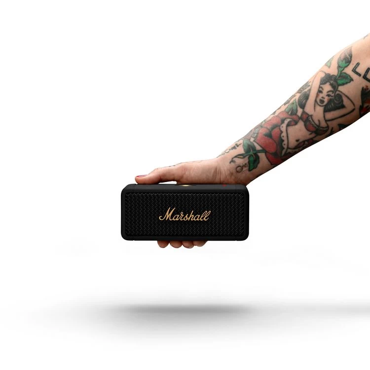 MARSHALL Enceinte Portable Emberton BT Black & Brass 6 MARSHALL Enceinte Portable Emberton BT Black & Brass – Image 4
