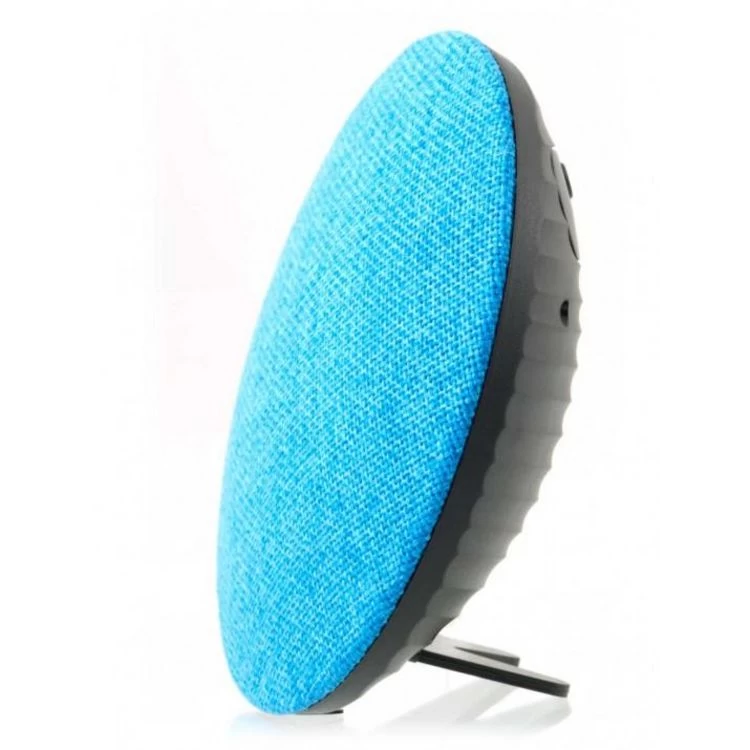 Amahousse Enceinte Bluetooth Design Ronde Façade En Tissu Bleu 3W 6 Amahousse Enceinte Bluetooth Design Ronde Façade En Tissu Bleu 3W – Image 4