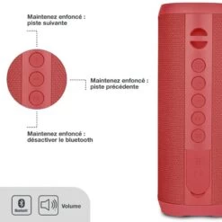 ESSENTIEL B Enceinte Portable SB70 Rouge -TechFutur B2CD 1425
