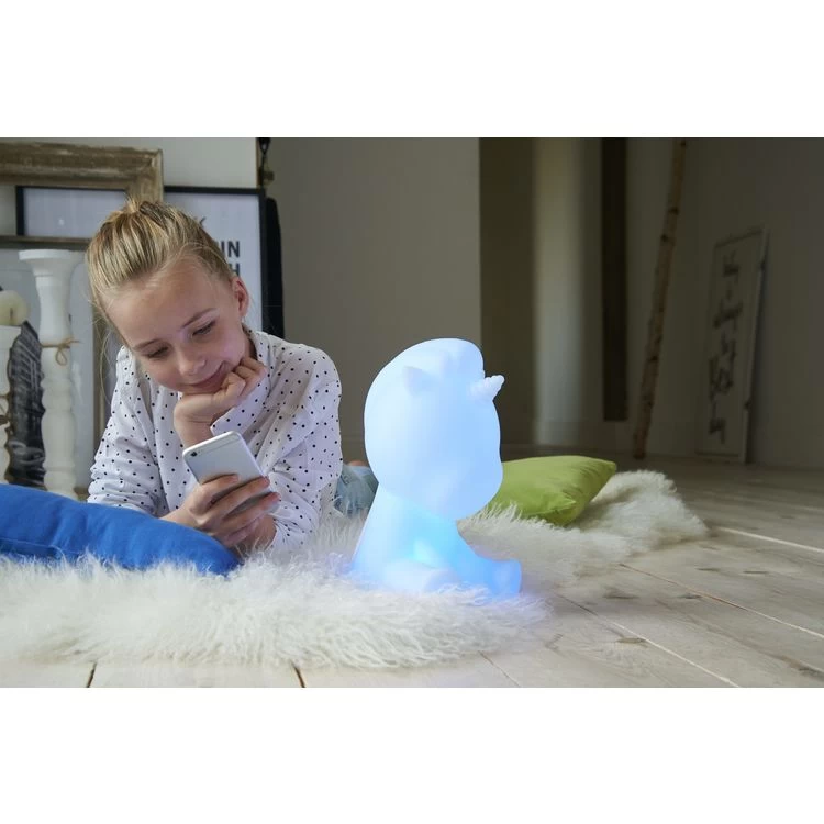 BIGBEN Enceinte Portable Bluetooth Lumineuse - Blanc - Luminus Licorne 8 BIGBEN Enceinte Portable Bluetooth Lumineuse - Blanc - Luminus Licorne – Image 6