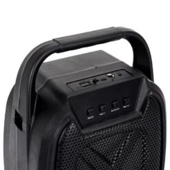 Paris Prix Enceinte Sans Fil Karaoké & 2 Micros 26cm Noir -TechFutur B2CD 1505