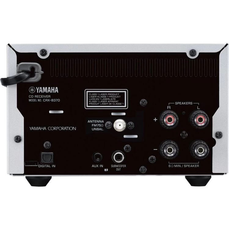 Yamaha Chaîne HiFi MCR-B370D BLPB Noir 3 Yamaha Chaîne HiFi MCR-B370D BLPB Noir – Image 2
