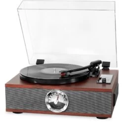VICTROLA Platine Vinyle VTA-60 - Coloris Bois/gris