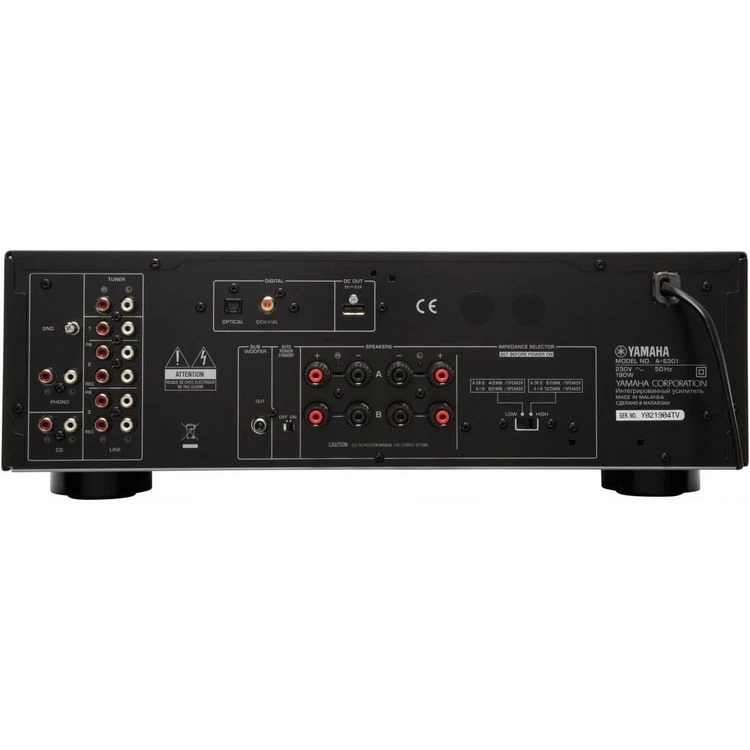 Yamaha Amplificateur HiFi AS301 NOIR 4 Yamaha Amplificateur HiFi AS301 NOIR – Image 2