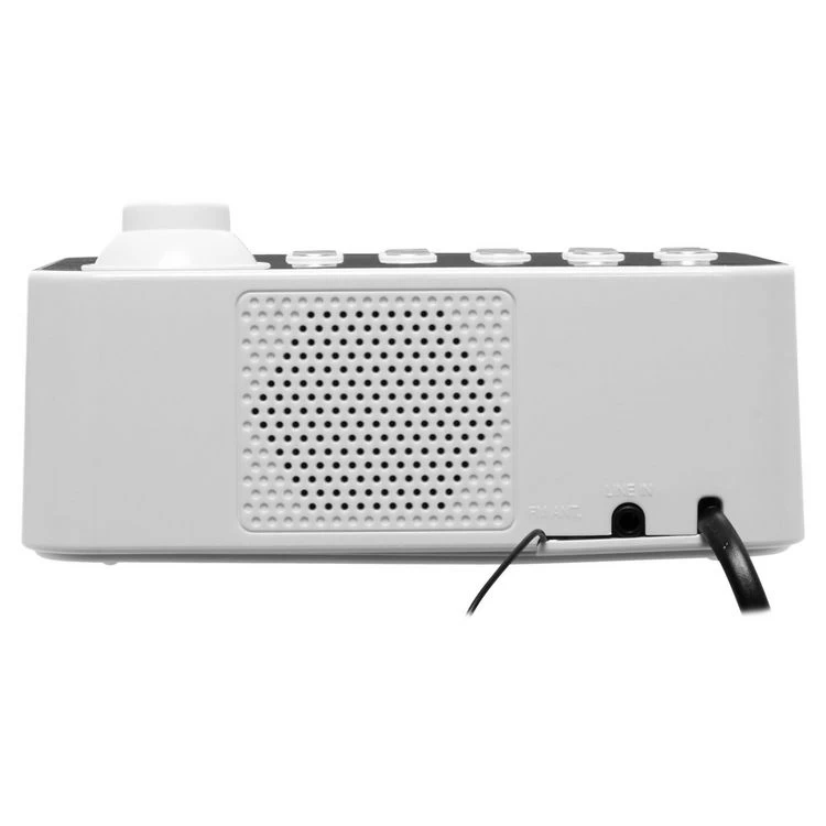 MUSE Radio-réveil Avec Projection De L'heure - Blanc - M-178 PW 4 MUSE Radio-réveil Avec Projection De L'heure - Blanc - M-178 PW – Image 2