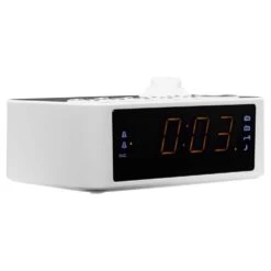 MUSE Radio-réveil Avec Projection De L'heure - Blanc - M-178 PW 10 MUSE Radio-réveil Avec Projection De L'heure - Blanc - M-178 PW -TechFutur B2CD 2435