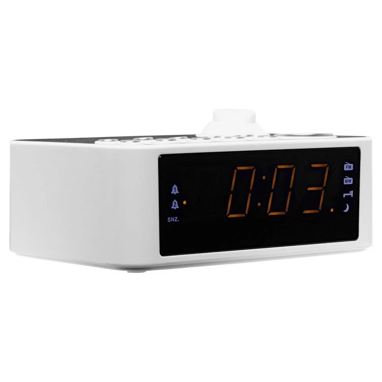MUSE Radio-réveil Avec Projection De L'heure - Blanc - M-178 PW 6 MUSE Radio-réveil Avec Projection De L'heure - Blanc - M-178 PW – Image 4