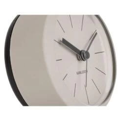 Karlsson Réveil Button En Métal - Gris -TechFutur B2CD 2541