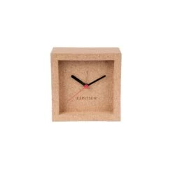 Karlsson Horloge Réveil Scandinave En Liège Franky - Marron 6 Karlsson Horloge Réveil Scandinave En Liège Franky - Marron -TechFutur B2CD 2670
