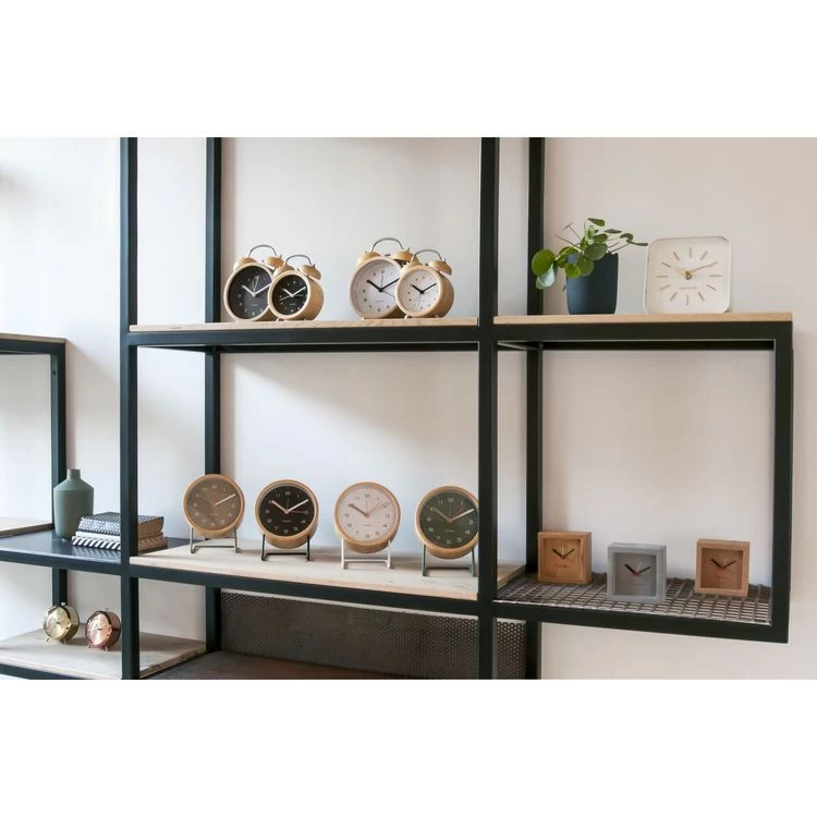 Karlsson Horloge Réveil Scandinave En Liège Franky - Marron 5 Karlsson Horloge Réveil Scandinave En Liège Franky - Marron – Image 3