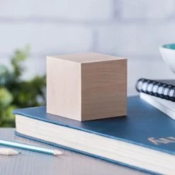 Gingko Radio Réveil Cube Click Clock - LED Maple / Orange -TechFutur B2CD 2771