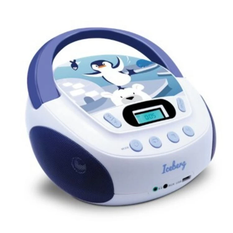 METRONIC Radio CD Iceberg - Blanc Et Bleu 3 METRONIC Radio CD Iceberg - Blanc Et Bleu