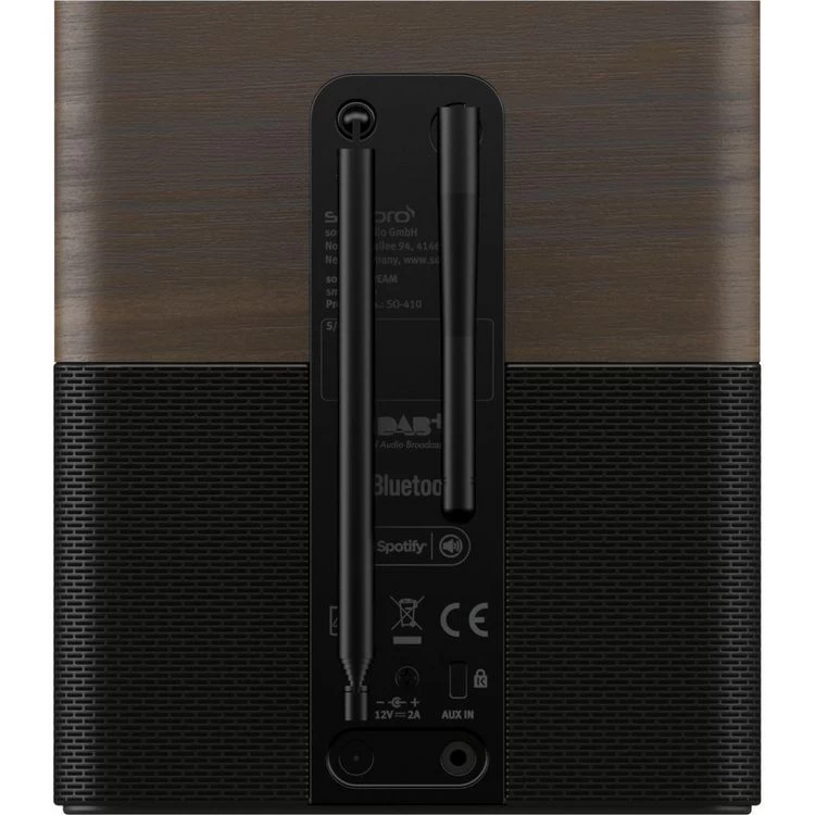 SONORO Radio Réveil Stream Noyer 4 SONORO Radio Réveil Stream Noyer – Image 2