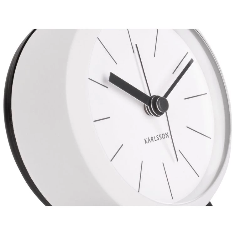 Karlsson Réveil Button En Métal - Blanc 5 Karlsson Réveil Button En Métal - Blanc – Image 3