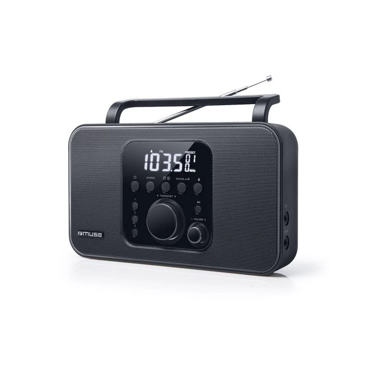 MUSE Radio Portable Analogique - Noir - M-091R 6 MUSE Radio Portable Analogique - Noir - M-091R – Image 4