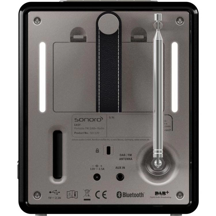 SONORO Radio Réveil EASY Noir 4 SONORO Radio Réveil EASY Noir – Image 2