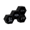 Karlsson Réveil Six 4 Facettes Hexagonale - Noir 1 Karlsson Réveil Six 4 Facettes Hexagonale - Noir -TechFutur B2CD 2969