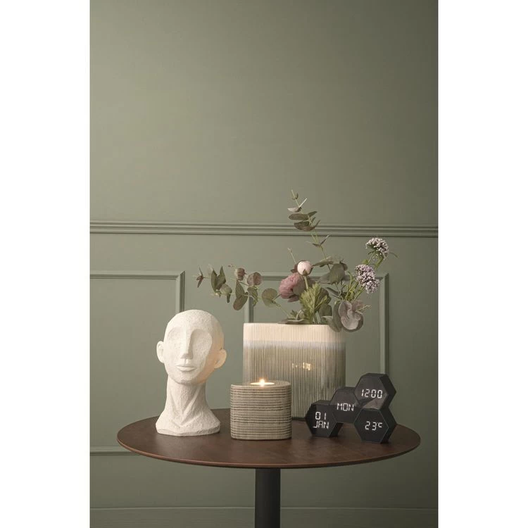 Karlsson Réveil Six 4 Facettes Hexagonale - Noir 5 Karlsson Réveil Six 4 Facettes Hexagonale - Noir – Image 3