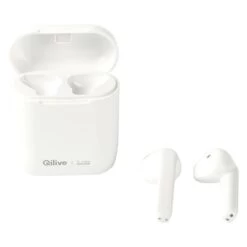 QILIVE Écouteurs Sans Fil Bluetooth Avec étui De Charge - Blanc - Q1960 -TechFutur B2CD 374