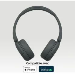 SONY Casque WH-CH520 Noir -TechFutur B2CD 432