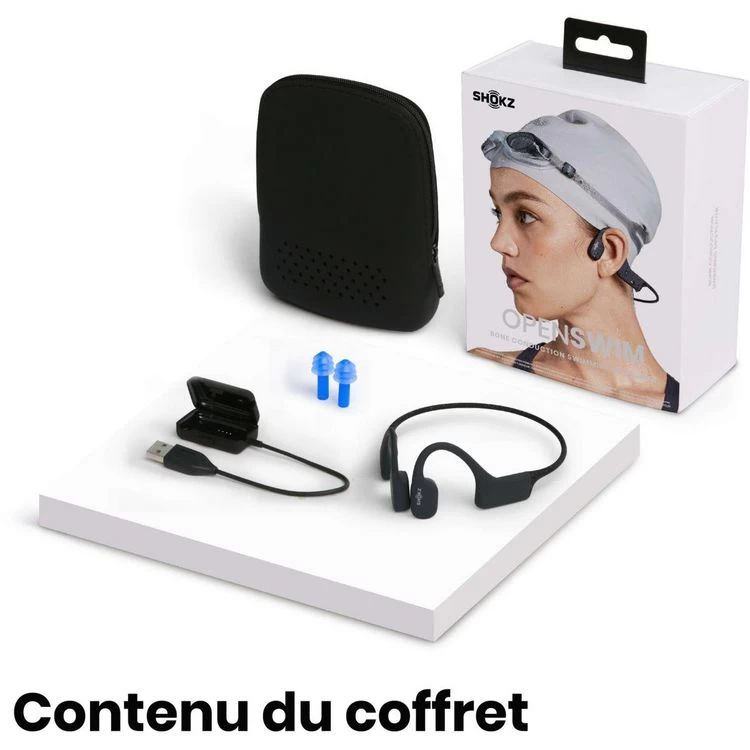 SHOKZ Casque OpenSwim Bleu 4 SHOKZ Casque OpenSwim Bleu – Image 2