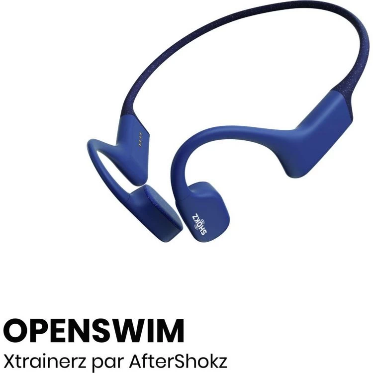SHOKZ Casque OpenSwim Bleu 6 SHOKZ Casque OpenSwim Bleu – Image 4