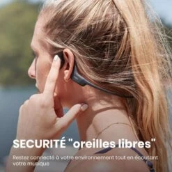 SHOKZ Casque OpenRun Noir -TechFutur B2CD 652