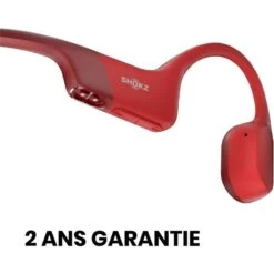 SHOKZ Casque OpenRun Rouge -TechFutur B2CD 668