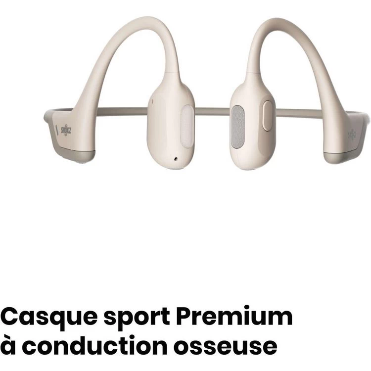 SHOKZ Casque OpenRun Pro Mini Beige 5 SHOKZ Casque OpenRun Pro Mini Beige – Image 3