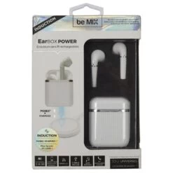 Paris Prix Écouteurs Sans Fils Earbox Power 17cm Blanc 11 Paris Prix Écouteurs Sans Fils Earbox Power 17cm Blanc -TechFutur B2CD 90