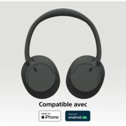 SONY Casque WH-CH720N Noir -TechFutur B2CD 945